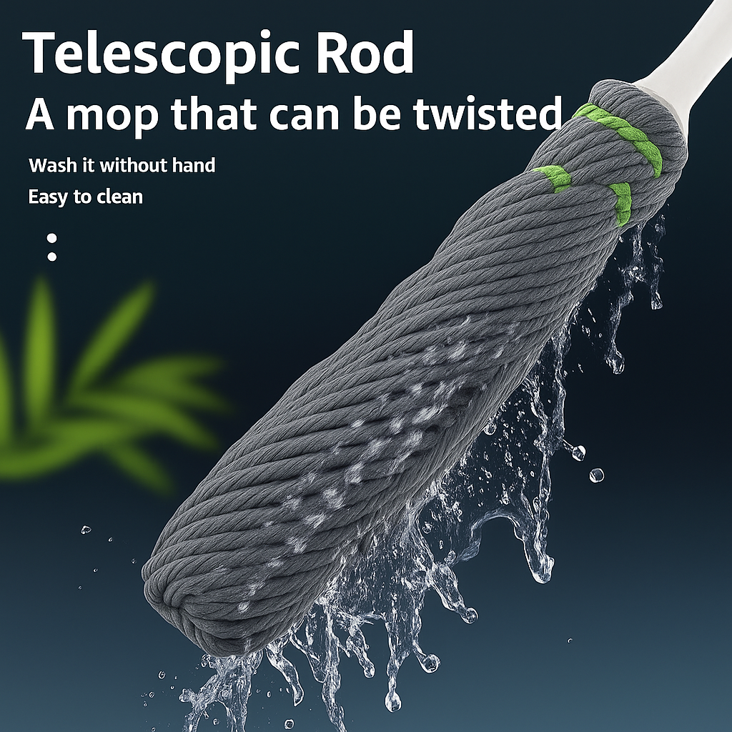 self twisting mop