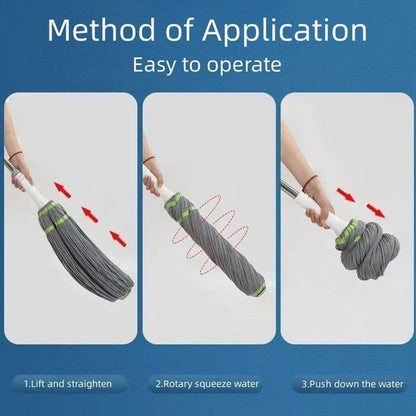self twisting mop