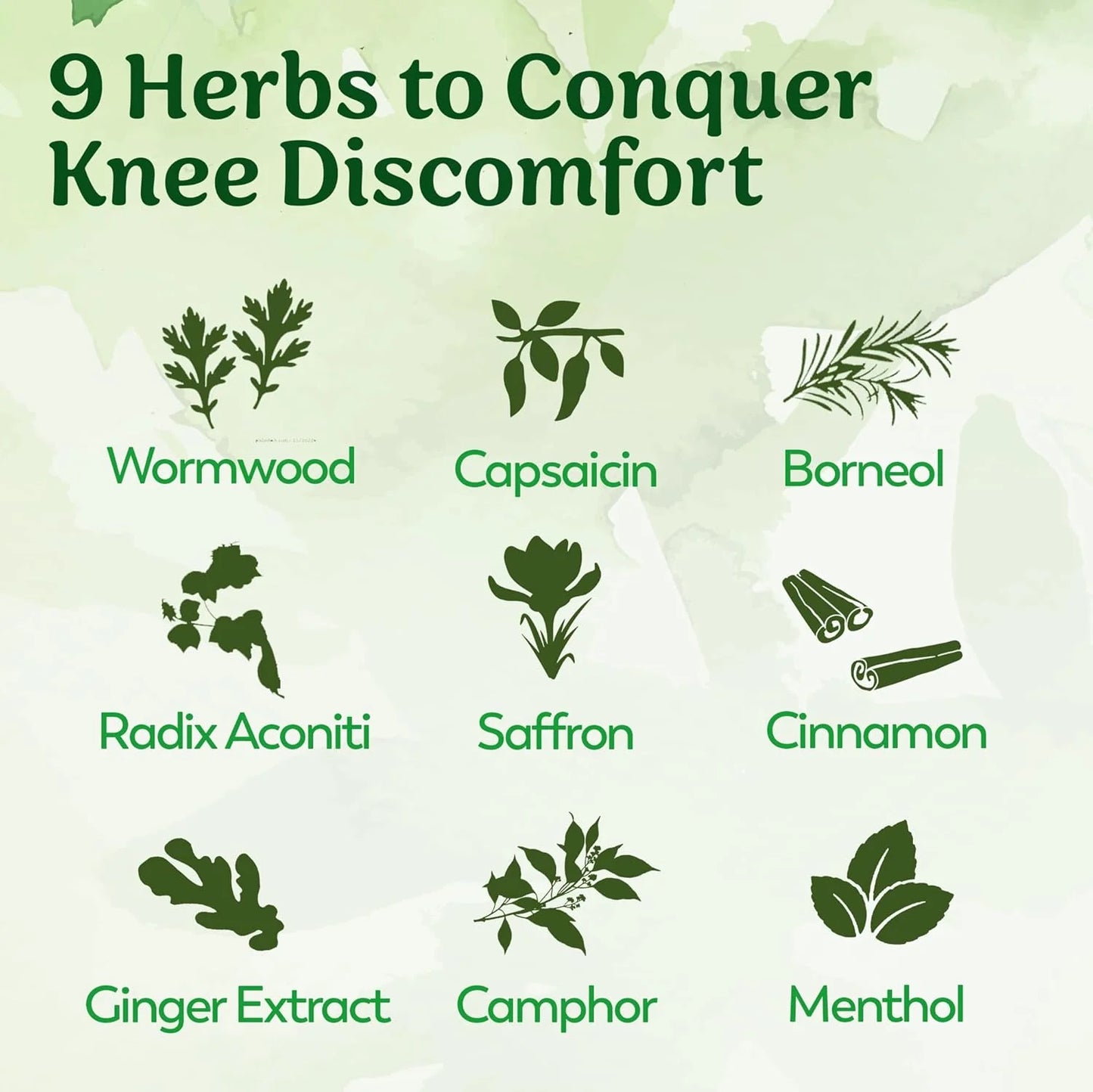 Natural Herbal Knee Relief Patches – Pack of 10