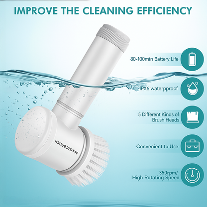 MagicBrush 5 in 1 electric scrubber